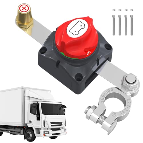 Zasdvn Autobatterie schnelle Trennung, Batterie Trennung,Leistungsschalter für RV - Multifunktionale Batterie Negative Leistungsteilung für Auto, Boot, LKW Zasdvn Autobatterie schnelle Trennung, Batterie Trennung,Leistungsschalter für RV - Multifunktionale Batterie Negative Leistungsteilung für Auto, Boot, LKW von Zasdvn