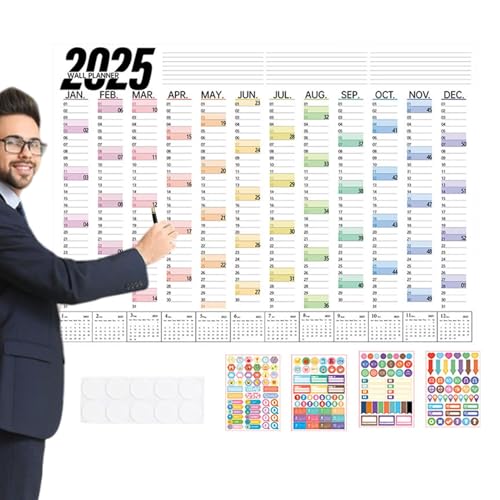 Zasdvn Jahresplaner 2025,2025 Kalender - Schuljahreskalender | Familienplaner von Januar 2025 bis Dezember 2025, Heimdekoration, Schreibtischzubehör für Kinder und Erwachsene Zasdvn Jahresplaner 2025,2025 Kalender - Schuljahreskalender | Familienplaner von Januar 2025 bis Dezember 2025, Heimdekoration, Schreibtischzubehör für Kinder und Erwachsene von Zasdvn
