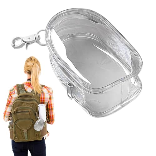 Zasdvn -Klarsichttasche, Klarsichttasche-Geldbörse | Schlüsselanhänger-befestigte transparente Beutel-Geldbörse - Tragbare Ladekabeltaschen, staubdichte Aufbewahrungstaschen für Kopfhörer, Zasdvn -Klarsichttasche, Klarsichttasche-Geldbörse | Schlüsselanhänger-befestigte transparente Beutel-Geldbörse - Tragbare Ladekabeltaschen, staubdichte Aufbewahrungstaschen für Kopfhörer, von Zasdvn