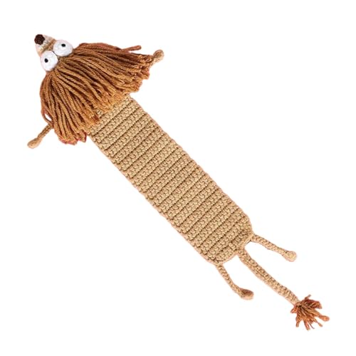Zasdvn Süßes Lesezeichen, Lesezeichen für Kinder - Handgefertigte gestrickte Buchmarken - Niedliches Tier-Lesezeichen, Häkel-Lesezeichen für Lehrer, Schüler, Kinder, Mädchen, Jungen. Buchliebhaber von Zasdvn