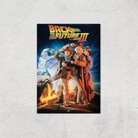 Back To The Future Part 3 Giclee Art Print - A3 - Print Only von Zavvi Gallery