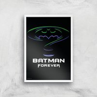 Batman Forever Giclee Art Print - A2 - White Frame von Zavvi Gallery