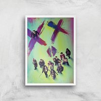 DC Suicide Squad Giclée Kunstdruck - A2 - White Frame von Zavvi Gallery