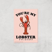 Friends Lobster Giclee Art Print - A4 - Print Only von Zavvi Gallery