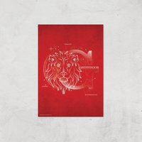 Harry Potter Gryffindor Giclee Art Print - A3 - Print Only von Zavvi Gallery