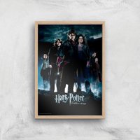 Harry Potter and the Goblet Of Fire Giclee Art Print - A3 - Wooden Frame von Zavvi Gallery