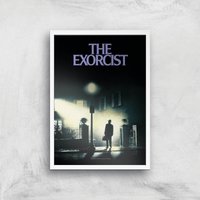 The Exorcist Giclee Art Print - A2 - White Frame von Zavvi Gallery