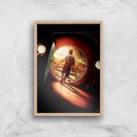 The Hobbit: An Unexpected Journey Giclee Art Print - A4 - Wooden Frame von Zavvi Gallery