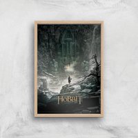 The Hobbit: The Desolation Of Smaug Giclee Art Print - A2 - Wooden Frame von Zavvi Gallery