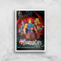 Thundercats Giclee Art Print - A2 - White Frame von Zavvi Gallery