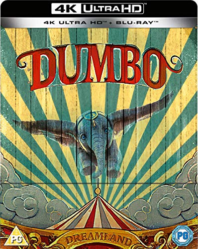 Dumbo 4K, Zavvi exklusiv, Steelbook, Blu-ray 4K UHD + Blu-ray, Deutscher Ton auf 4K-Disc, 2D-Disc ohne deutschen Ton, Uncut, Regionfree Dumbo 4K, Zavvi exklusiv, Steelbook, Blu-ray 4K UHD + Blu-ray, Deutscher Ton auf 4K-Disc, 2D-Disc ohne deutschen Ton, Uncut, Regionfree von Zavvi