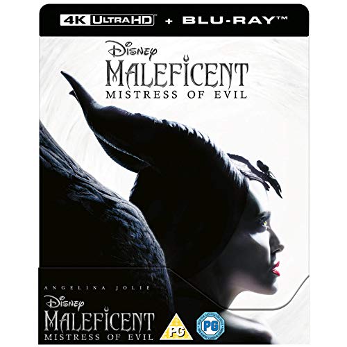 Maleficent Mistress of Evil 4K, Steelbook, Zavvi exklusive, Blu-ray 4K UHD mit deutschem Ton + Blu-ray (ohne deutschen Ton), Uncut, Regionfree von WALT DISNEY