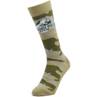 Men's Jurassic Park Camo Sports Socks - Khaki - UK 4-7.5 von Zavvi