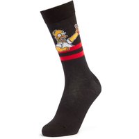 Men's Simpsons Homer Beer Socks - Black - UK 4-7.5 von Zavvi