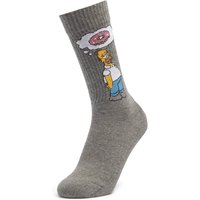 Men's Simpsons Homer Mmm Donuts Socks - Charcoal - UK 4-7.5 von Zavvi