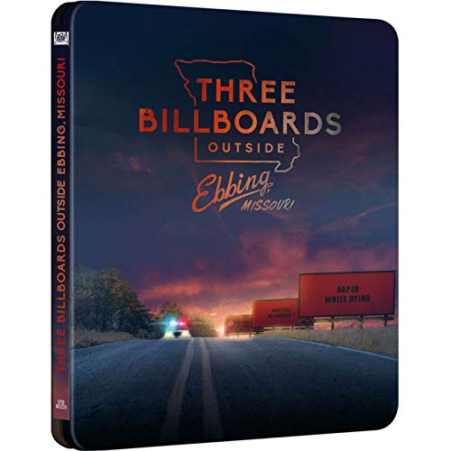 Three Billboards Outside Ebbing, Missouri 4K, Steelbook, Zavvi exklusive, 4K UHD Blu-ray + Blu-ray, Uncut, Regionfree von Zavvi