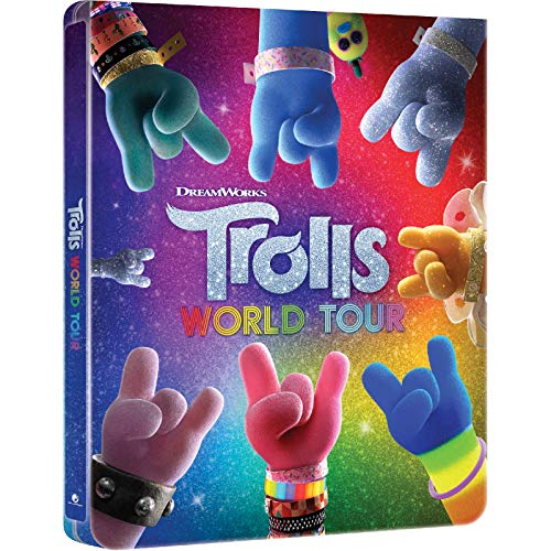 Trolls World Tour 3D Steelbook, 3D Blu-ray + Blu-ray ohne deutschen Ton, Zavvi exklusive, Uncut, Regionfree von Zavvi