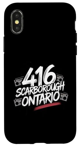 416 Urbaner Stil: Scarborough Drip Hülle für iPhone X/XS von Zawles Designs