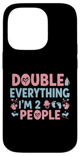 Alles verdoppeln, ich bin 2 Leute Hülle für iPhone 14 Pro von Zawles Designs