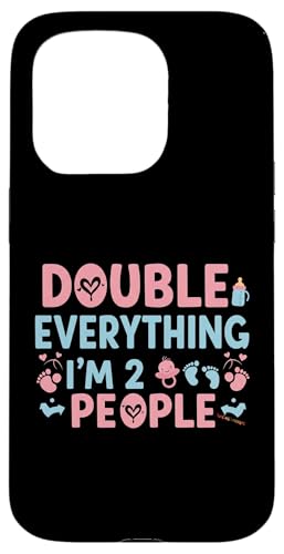 Alles verdoppeln, ich bin 2 Leute Hülle für iPhone 15 Pro von Zawles Designs
