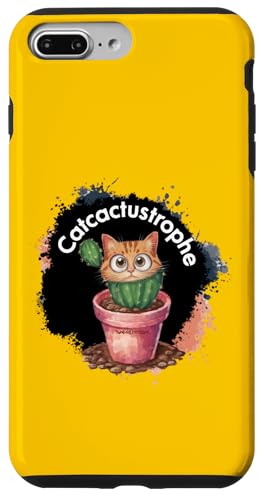 CatCactustrophe: Gefangen in einer stacheligen Zwangslage Hülle für iPhone 7 Plus/8 Plus CatCactustrophe: Gefangen in einer stacheligen Zwangslage Hülle für iPhone 7 Plus/8 Plus von Zawles Designs
