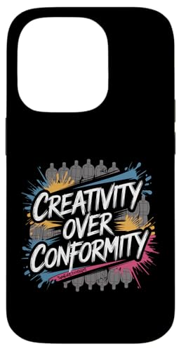 Kreativität über Konformität Hülle für iPhone 14 Pro Kreativität über Konformität Hülle für iPhone 14 Pro von Zawles Designs