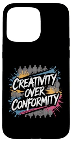 Kreativität über Konformität Hülle für iPhone 15 Pro Max Kreativität über Konformität Hülle für iPhone 15 Pro Max von Zawles Designs