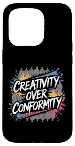 Kreativität über Konformität Hülle für iPhone 15 Pro Kreativität über Konformität Hülle für iPhone 15 Pro von Zawles Designs