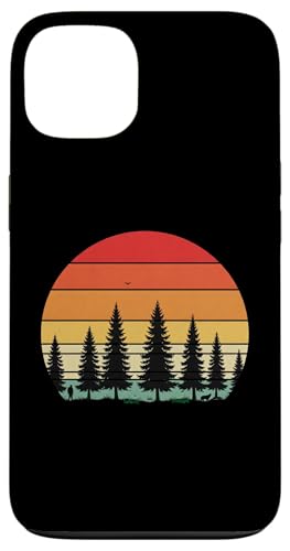Retro Wald Sonnenuntergang: Mann und Hund Silhouette Abenteuer Hülle für iPhone 13 Retro Wald Sonnenuntergang: Mann und Hund Silhouette Abenteuer Hülle für iPhone 13 von Zawles Designs