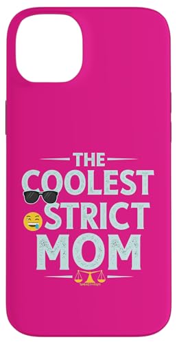 Streng aber cool: Mom Life Balance Hülle für iPhone 14 Plus von Zawles Designs