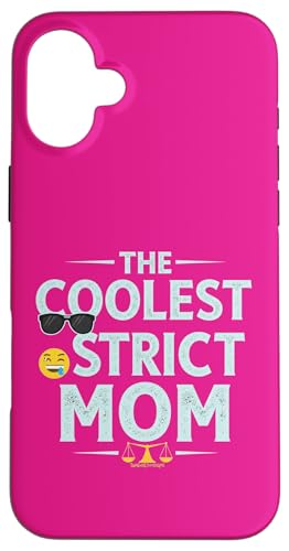 Streng aber cool: Mom Life Balance Hülle für iPhone 16 Plus von Zawles Designs