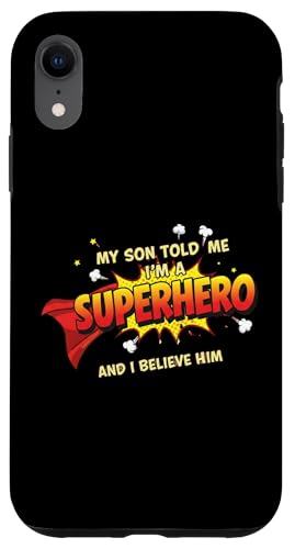 Superhero Parent - Certified by My Kid Hülle für iPhone XR von Zawles Designs
