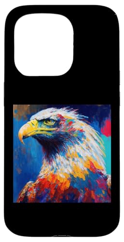 Vivid Soaring Majesty: Pop-Art-Adlerexplosion Hülle für iPhone 15 Pro von Zawles Designs