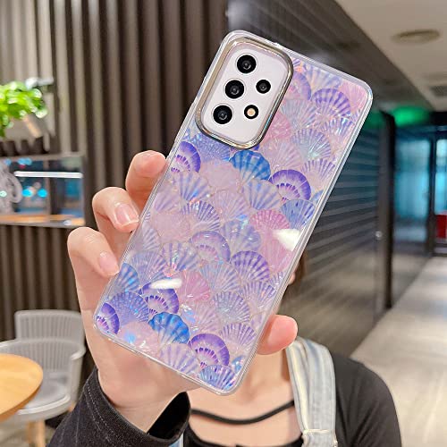 Zaxgf Handyhülle für Samsung Galaxy S22 Hülle Glitzer Muster Mädchen Weich TPU Silikon Schutzhülle Ultra Dünn Stoßfeste Case für Samsung S22 5G,Lila Muschelmuster Zaxgf Handyhülle für Samsung Galaxy S22 Hülle Glitzer Muster Mädchen Weich TPU Silikon Schutzhülle Ultra Dünn Stoßfeste Case für Samsung S22 5G,Lila Muschelmuster von Zaxgf
