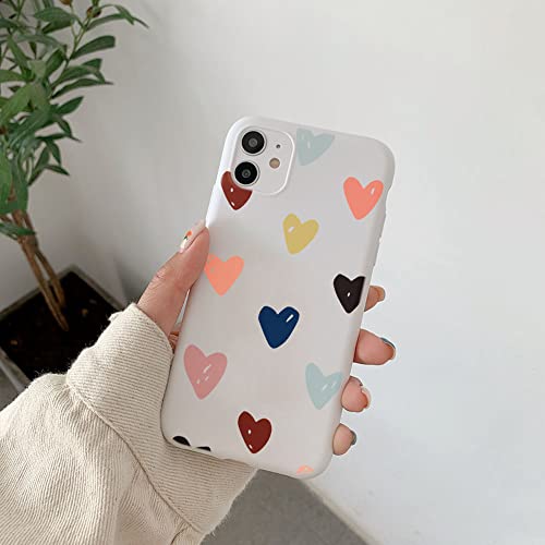 Zaxgf Kompatibel mit iPhone 14 Pro Hülle, Süße Herz Mädchen Handyhülle Luxuriös Galvanisierte Weich TPU Kameraschutz Kratzfest Stoßfest Schutzhülle Bumper Phone Case für iPhone 14 Pro,Bunte Herzen Zaxgf Kompatibel mit iPhone 14 Pro Hülle, Süße Herz Mädchen Handyhülle Luxuriös Galvanisierte Weich TPU Kameraschutz Kratzfest Stoßfest Schutzhülle Bumper Phone Case für iPhone 14 Pro,Bunte Herzen von Zaxgf