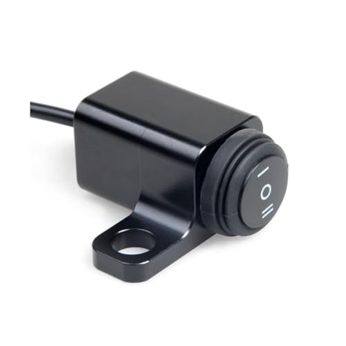 1 Stück Wasserdichter 12V Schalter Schwarz 2.5x3.2cm Kunststoff für Motorrad Beleuchtung Fernlicht Nebelscheinwerfer M10 Schraubmontage 12 Volt Schalter 1 Stück Wasserdichter 12V Schalter Schwarz 2.5x3.2cm Kunststoff für Motorrad Beleuchtung Fernlicht Nebelscheinwerfer M10 Schraubmontage 12 Volt Schalter von Zbssny