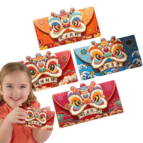Dragon Lunar New Year Envelope | 2024 Chinese Red Envelope,New Year Supplies Money Envelope for New Year for Lucky Money, Greeting Cards, Meaningful Items Zceplem von Zceplem
