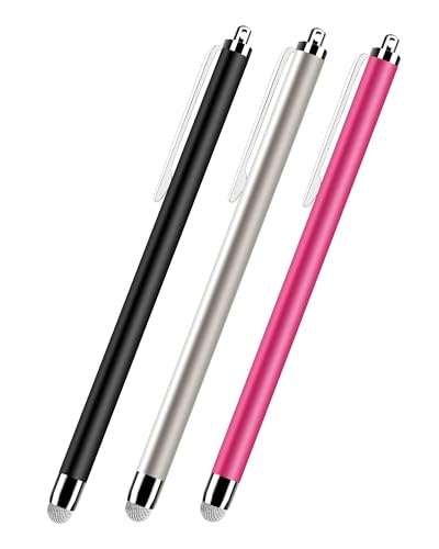 (3-Pack) Touchscreen Stift für alle Tablets, Tablet Stift Kompatibel mit Apple iPad/iPhone/Android/Xiaomi/Lenovo/Samsung/Huawei/Surface, Eingabestifte für Tablets Kompatibel mit Smartphone/Handy von Zcitek