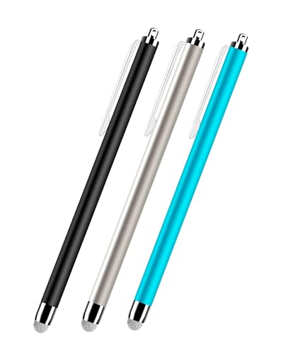 (3-Pack) Touchscreen Stift für alle Tablets, Tablet Stift Kompatibel mit Apple iPad/iPhone/Android/Xiaomi/Lenovo/Samsung/Huawei/Surface, Eingabestifte für Tablets Kompatibel mit Smartphone/Handy von Zcitek