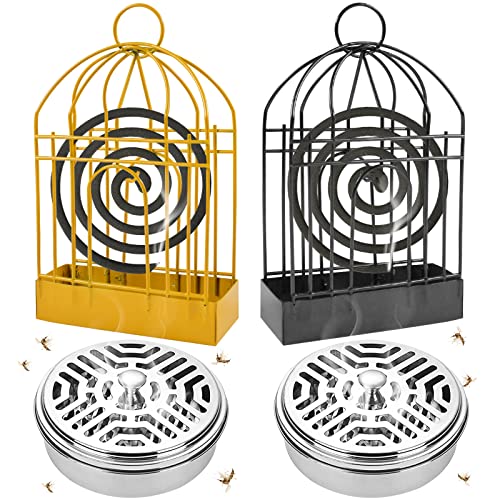 ZeYou Mosquito Halter und Vogelkäfig Mückenspirale 4 Stück,Kreativer Moskito Spulenhalter,Halter Metall Retro Eisen Räucherspiralen Für Outdoor | Schwimmbad | Deck | Camping ZeYou Mosquito Halter und Vogelkäfig Mückenspirale 4 Stück,Kreativer Moskito Spulenhalter,Halter Metall Retro Eisen Räucherspiralen Für Outdoor | Schwimmbad | Deck | Camping von ZeYou
