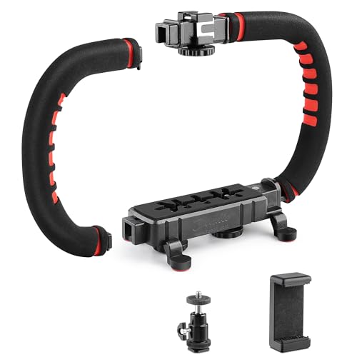 Zedio Kamera Smartphone Stabilisator, Handgriff Video-Rig, Kompatibilität mit Allen Kameras, Camcordern, Aktion Kamera, DSLR und für alle iPhone und Android Smartphones Zedio Kamera Smartphone Stabilisator, Handgriff Video-Rig, Kompatibilität mit Allen Kameras, Camcordern, Aktion Kamera, DSLR und für alle iPhone und Android Smartphones von Zeadio