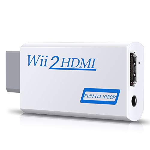 Wii zu HDMI Konverter, Zeato Wii zu HDMI Adapter, Wii zu HDMI 1080P 720P Anschluss Ausgang Video & 3,5 mm Audio – Unterstützt alle Wii Display Modi - Weiß Wii zu HDMI Konverter, Zeato Wii zu HDMI Adapter, Wii zu HDMI 1080P 720P Anschluss Ausgang Video & 3,5 mm Audio – Unterstützt alle Wii Display Modi - Weiß von Zeato