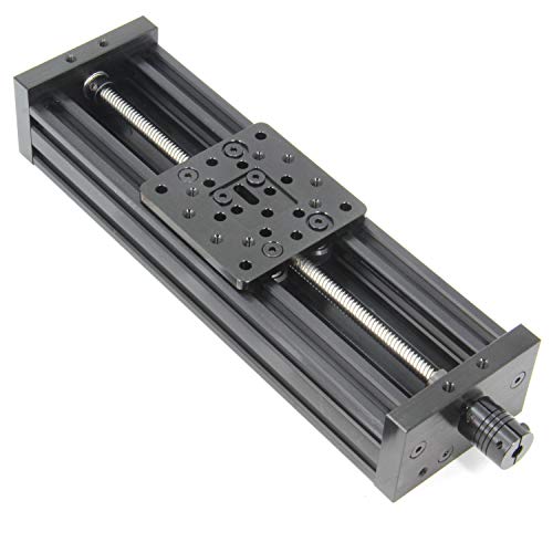 Zeberoxyz 250mm 4080U Aluminiumprofil Z-Achsen-Schrauben-Schiebetisch-Linearaktuator für 3D-Drucker und DIY-CNC-Fräserteile X Y Z-Achse (250mm) von Zeberoxyz