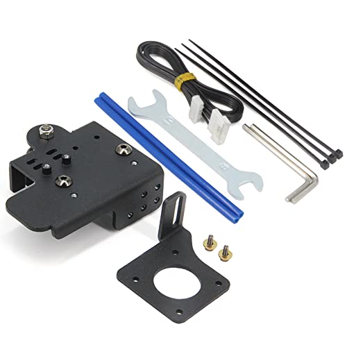 Zeberoxyz Direct Drive Upgrade Support Aluminiumplatte mit 3pcs POM Riemenscheiben Kompatibel mit Dual/Single Gear/BMG Extruder Nur für CR-10S Pro V2 3D Drucker (Aluminiumplatte) von Zeberoxyz