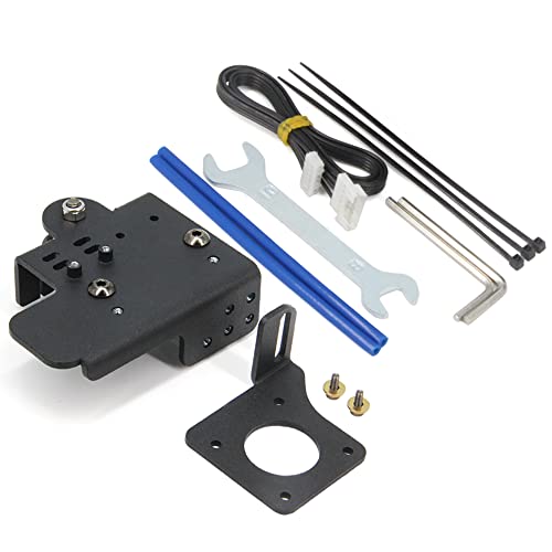 Zeberoxyz Direct Drive Upgrade Support Aluminiumplatte mit 3pcs POM Riemenscheiben Kompatibel mit Dual/Single Gear/BMG Extruder Nur für CR-10S Pro V2 3D Drucker (Aluminiumplatte) von Zeberoxyz