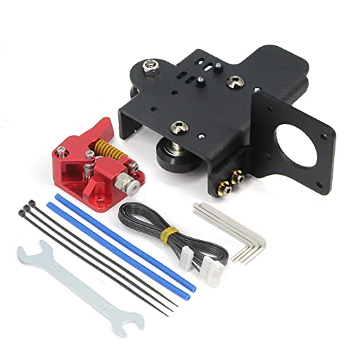 Zeberoxyz Direct Drive Upgrade Support Aluminiumplatte mit 3pcs POM Riemenscheiben mit Dual Gear Extruder Kit Easy Print Filament Nur für CR-10S Pro V2 (Doppelzahnrad-Extruder-Kit) von Zeberoxyz