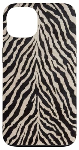Hülle für iPhone 13 Zebra Animal Print Schwarz Beige Muster von Zebra Animal Print
