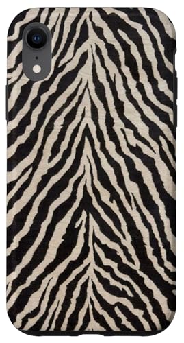 Hülle für iPhone XR Zebra Animal Print Schwarz Beige Muster Hülle für iPhone XR Zebra Animal Print Schwarz Beige Muster von Zebra Animal Print