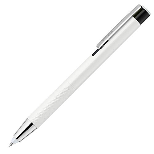 ZEBRA P-BA96-W Beleuchteter Permanent-Kugelschreiber, leicht, α, 0,7 mm, Weiß von Zebra Pen