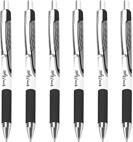 Zebra Classic Z-Grip Flight Kugelschreiber, 1,2 mm, Schwarz, 6 Stück von Zebra Pen